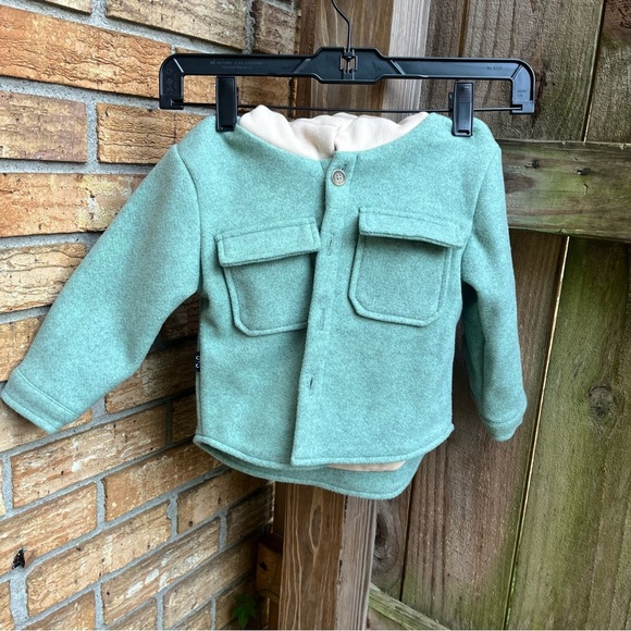 Kids Olive + Scout Waylen Jacket in Green - Picture 1 of 4